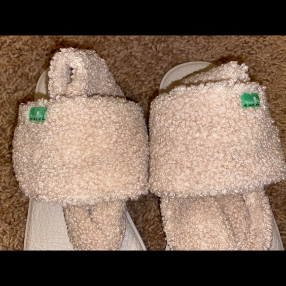 Sanuk yoga sling chill fuzzy size 8 - Picture 2 of 5